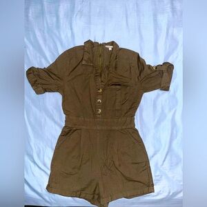 Charlotte Russe green romper - sz Medium
